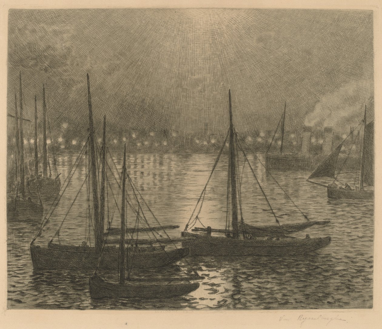 Boulogne alkotó: Théo van Rysselberghe