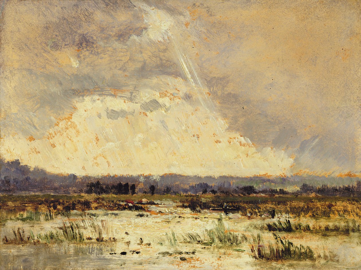 A mocsár a Délvidéken, 1842 alkotó: Pierre Etienne Theodore Rousseau