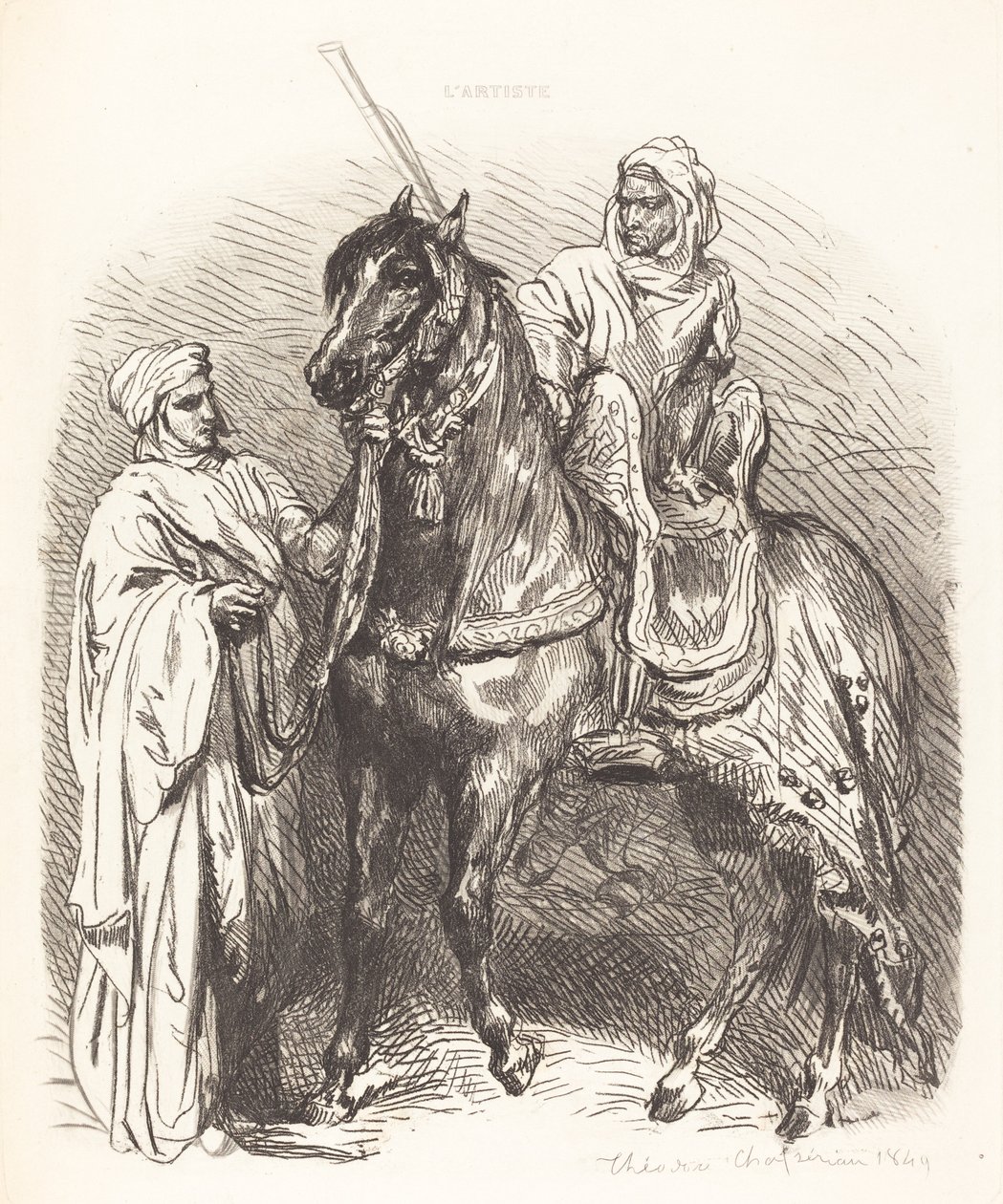Arab szerelés alkotó: Théodore Chassériau