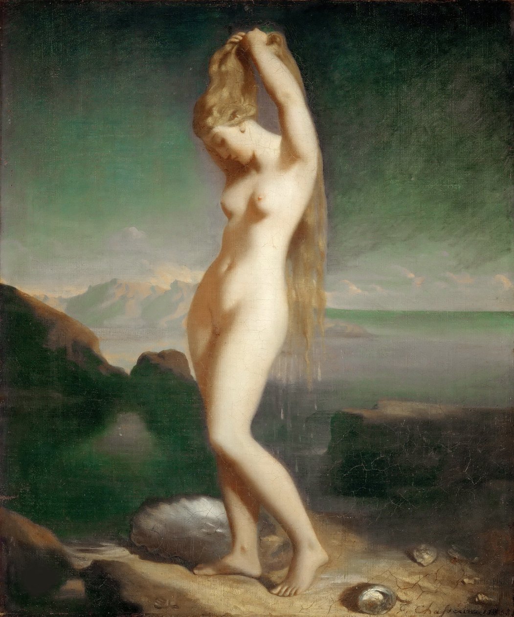 Anadyomene Vénusz, 1838. alkotó: Théodore Chassériau