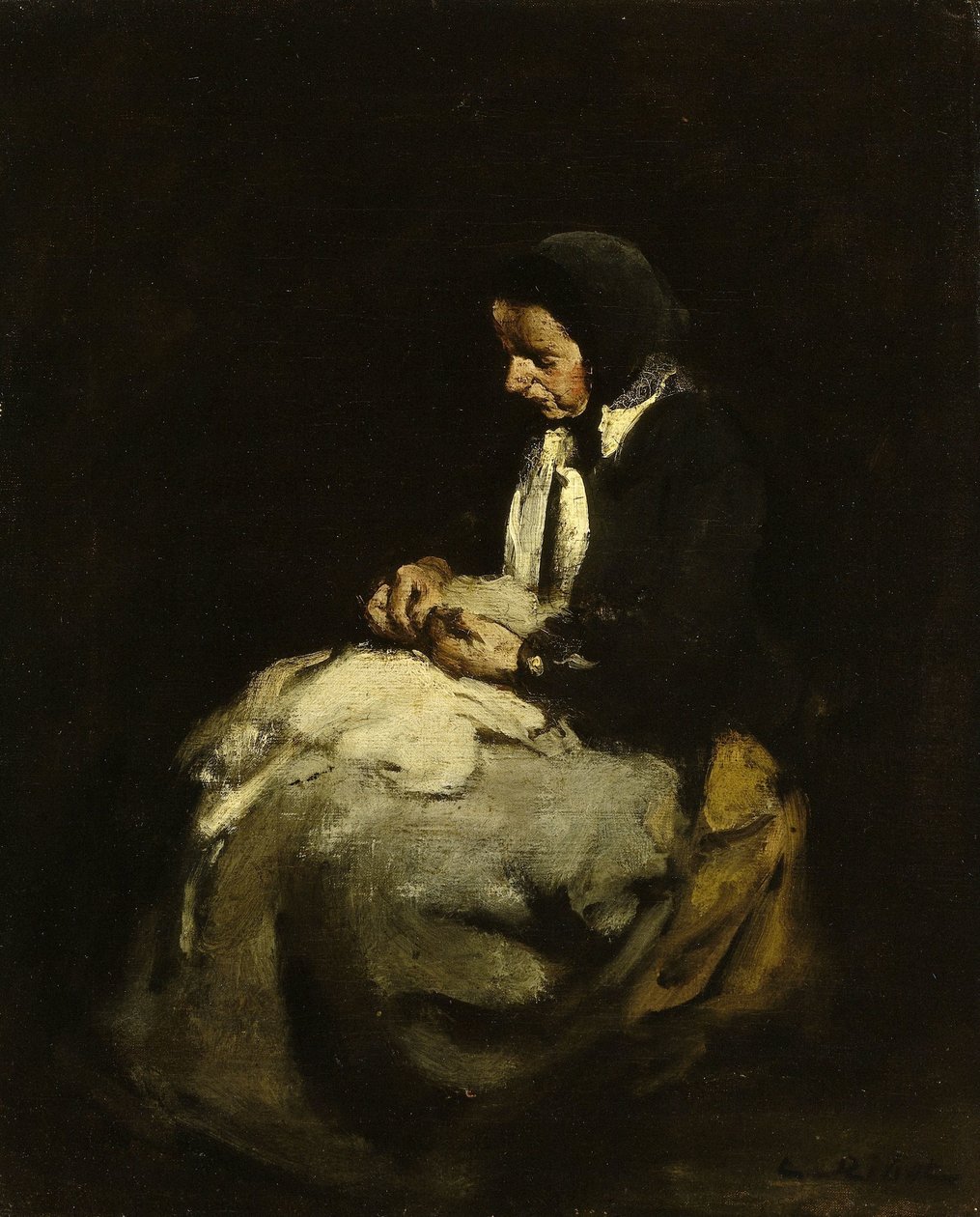 Varró nő alkotó: Théodule Augustin Ribot