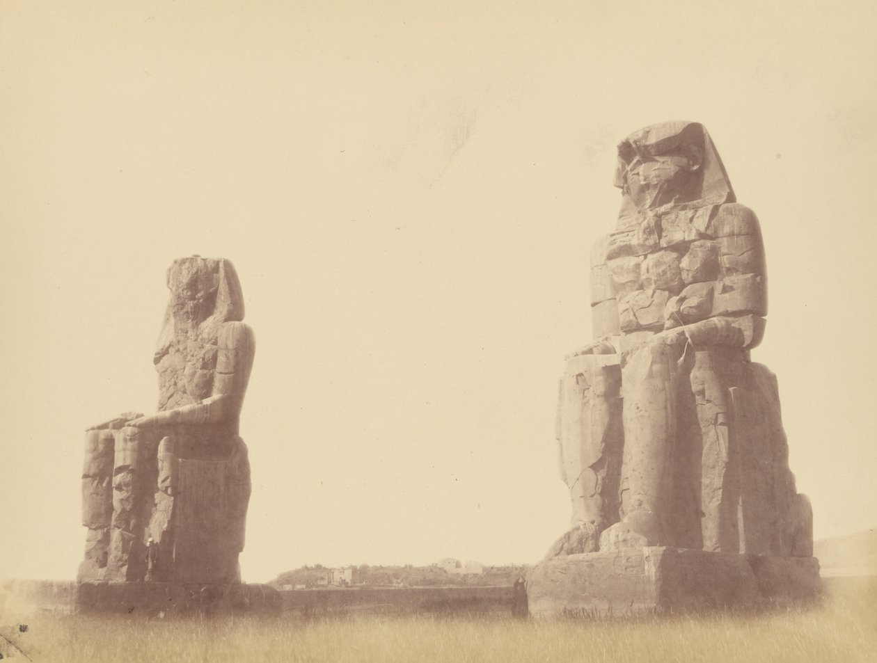[Memnon kolosszusa] alkotó: Théodule Devéria