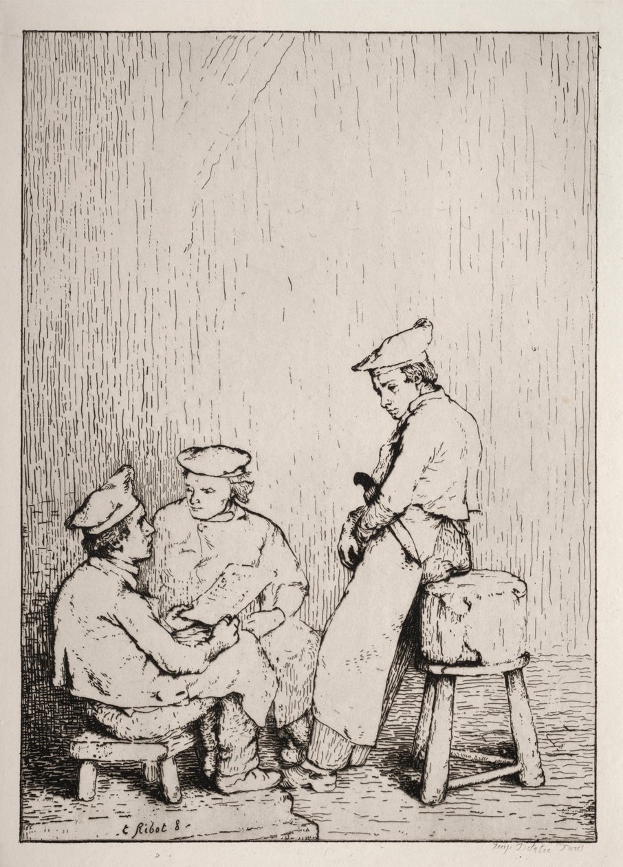 A térkép. alkotó: Auguste Theodule Ribot