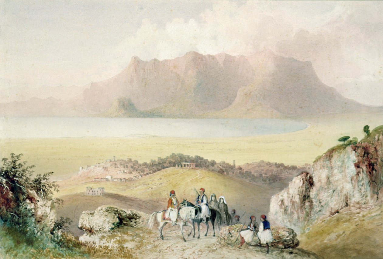 Kilátás Görögországban alkotó: Thomas Allom