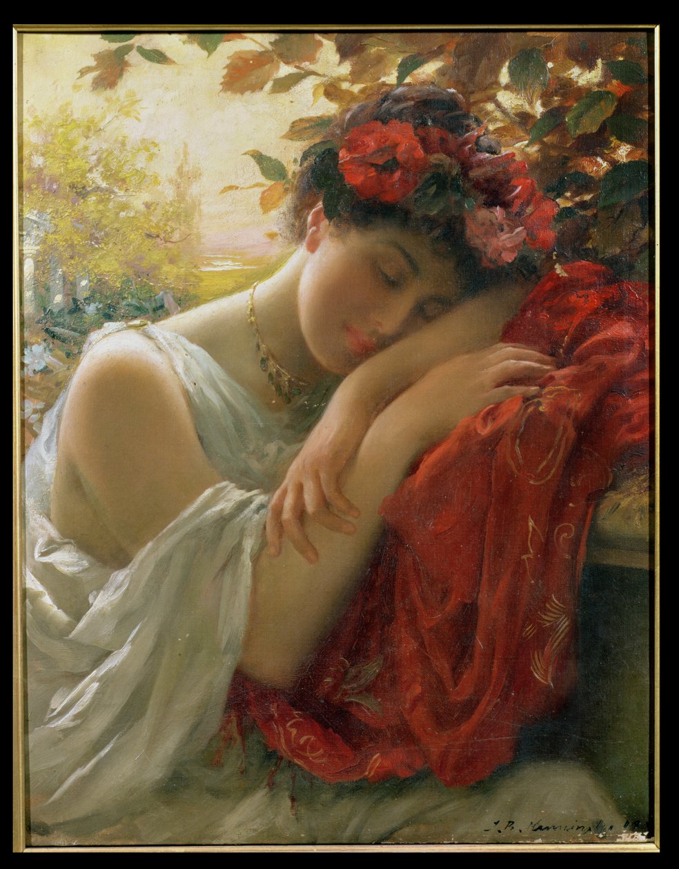 Nő álmodik alkotó: Thomas Benjamin Kennington