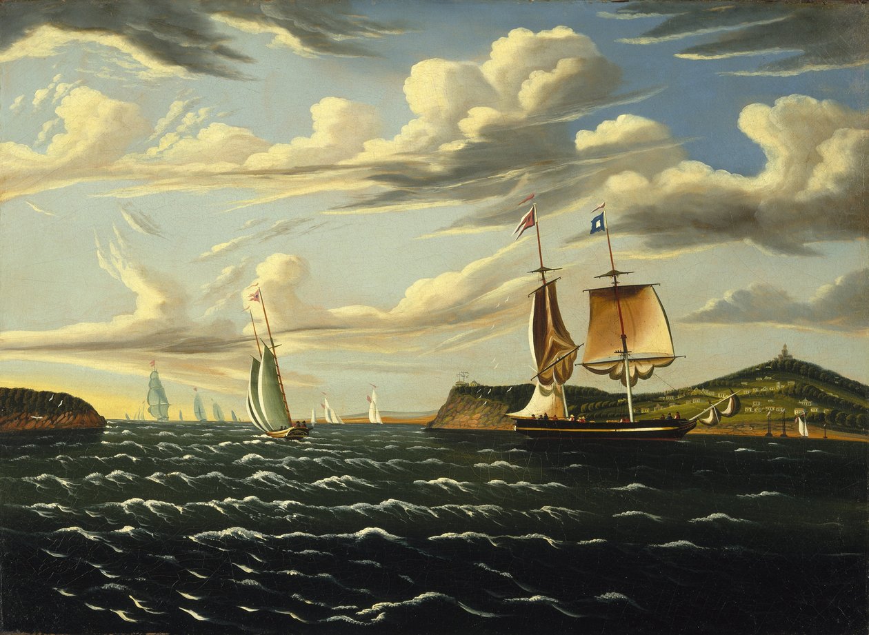 Staten Island and the Narrows alkotó: Thomas Chambers