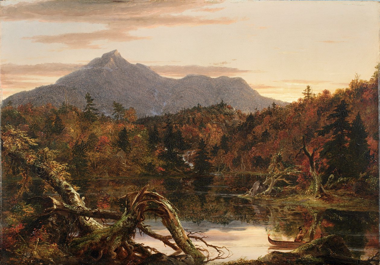 Őszi szürkület, a Corway-csúcs látképe, 1834 alkotó: Thomas Cole