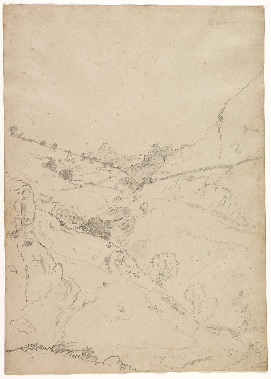 Calatafimi, Szicília, 1842 alkotó: Thomas Cole