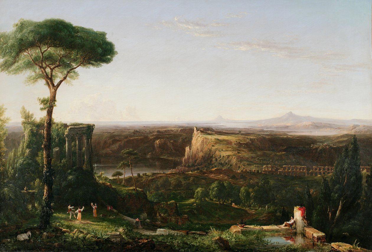 Olasz jelenetkompozíció, 1833 alkotó: Thomas Cole
