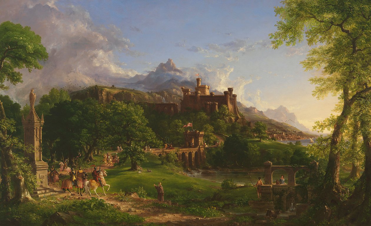 Az indulás, 1837 alkotó: Thomas Cole