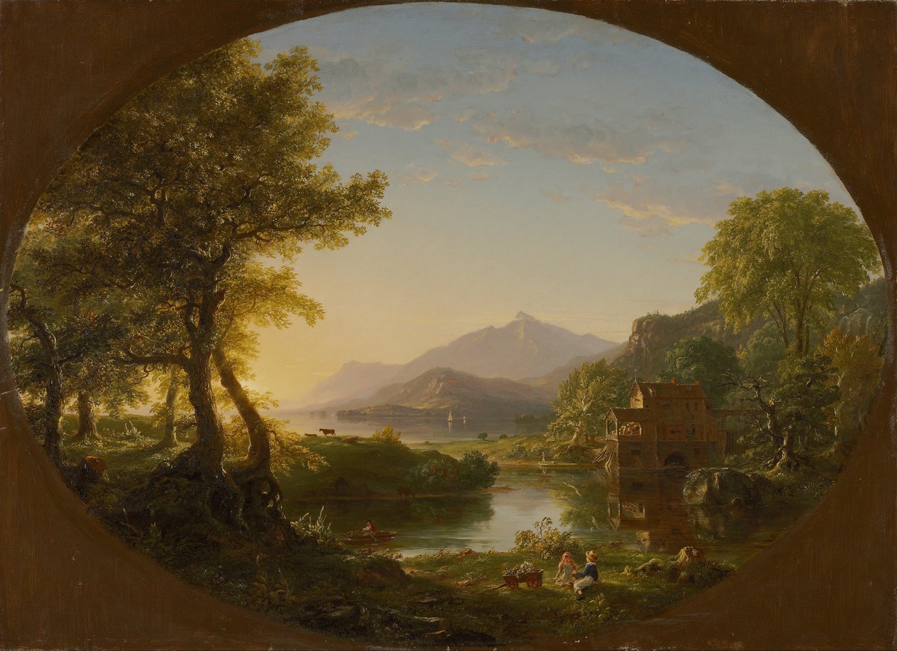 A malom, naplemente alkotó: Thomas Cole
