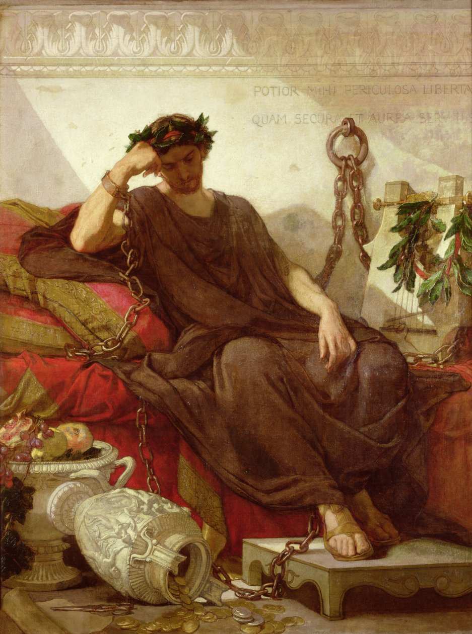 Damoklész, 1866 alkotó: Thomas Couture