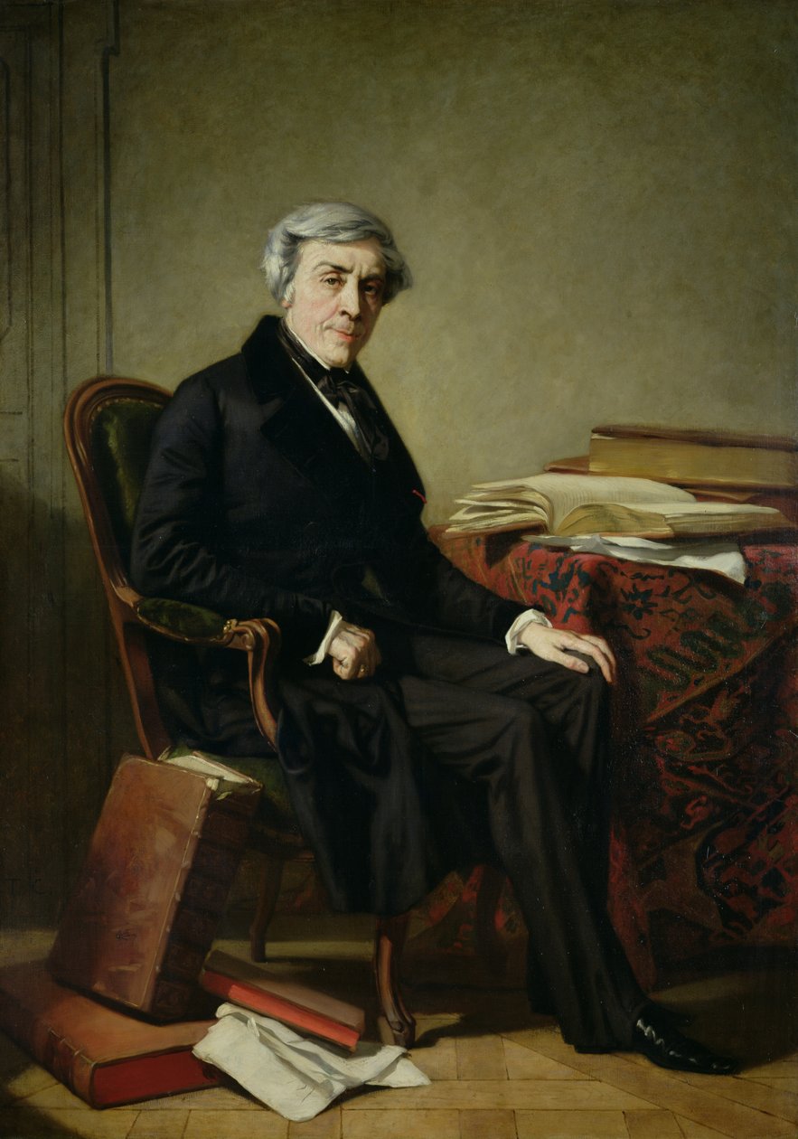 Jules Michelet (1798-1874) portréja alkotó: Thomas Couture