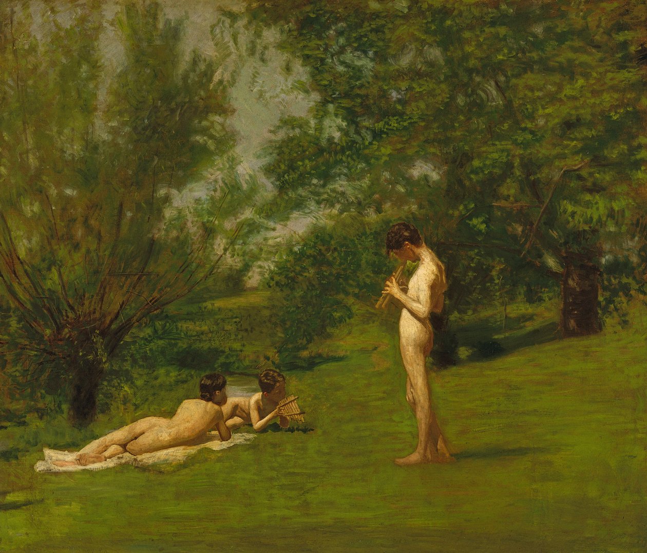 Árkádia, 1883 körül alkotó: Thomas Eakins