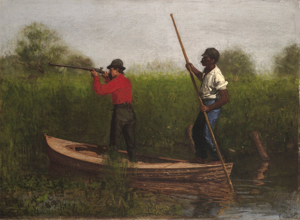 Rail Shooting on the Delaware, 1876 alkotó: Thomas Eakins