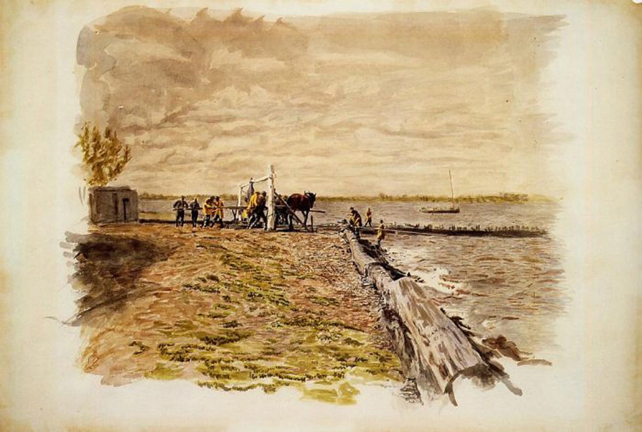 A Szajna rajzolása alkotó: Thomas Eakins