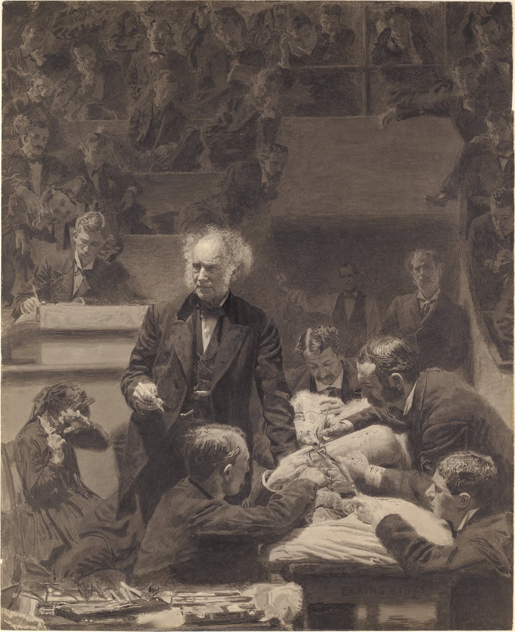 Gross Clinic, G91 alkotó: Thomas Eakins
