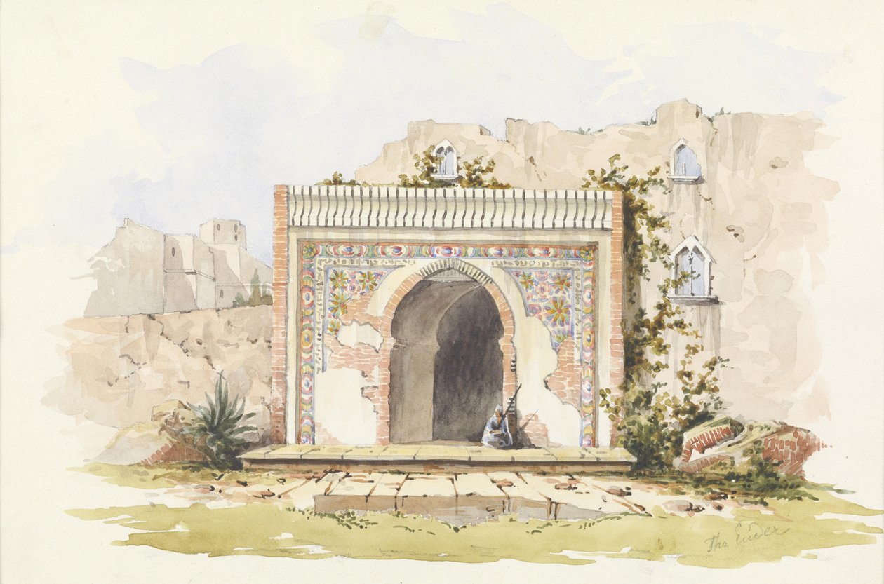 A Bab el-Kasbah Tangerben alkotó: Thomas Ender
