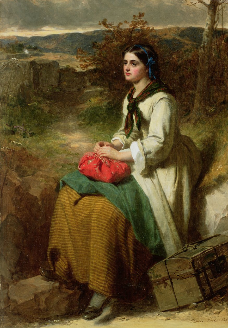 Lucys Flittin, 1864 alkotó: Thomas Faed