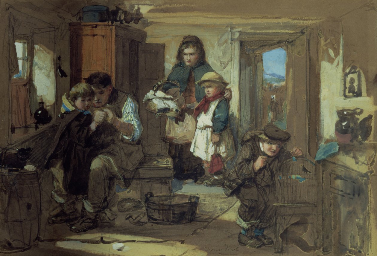 Elkísérjük őket alkotó: Thomas Faed