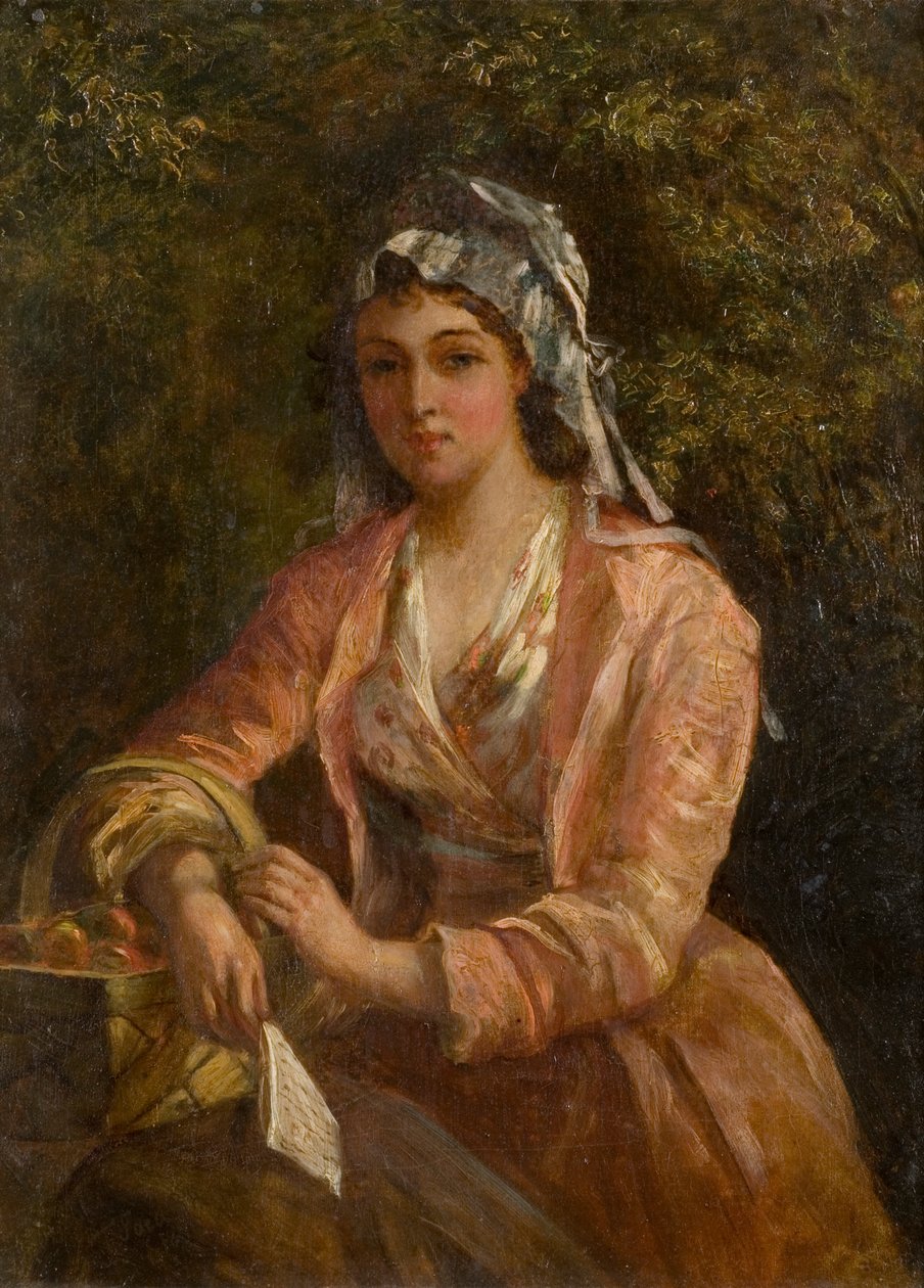 A narancssárga eladó alkotó: Thomas Faed