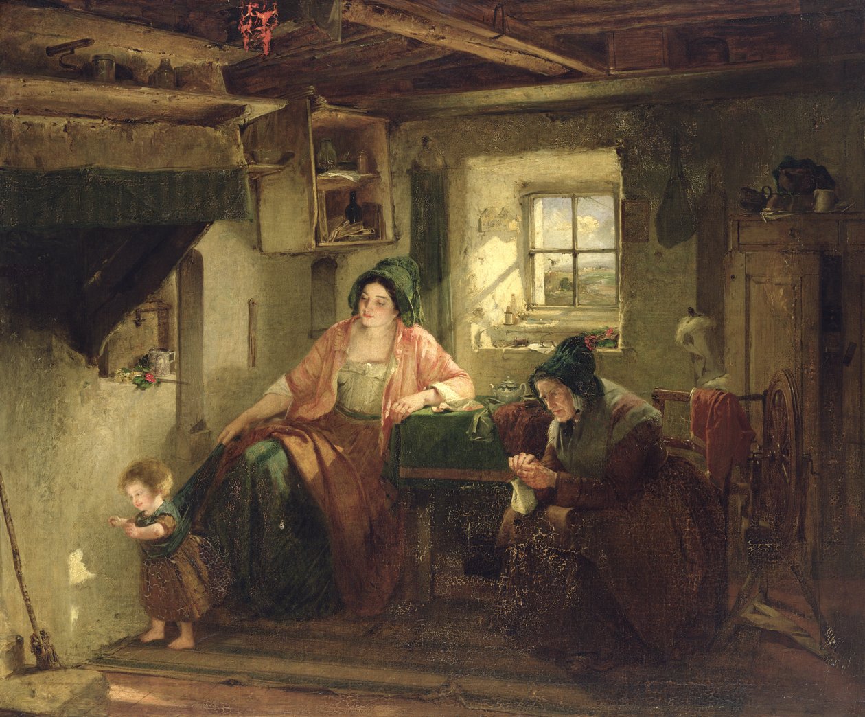 A napsugár, 1857 alkotó: Thomas Faed