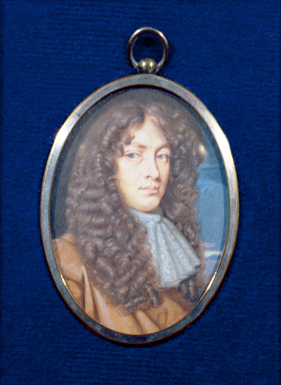 Férfi portré (tempera) alkotó: Thomas Flatman