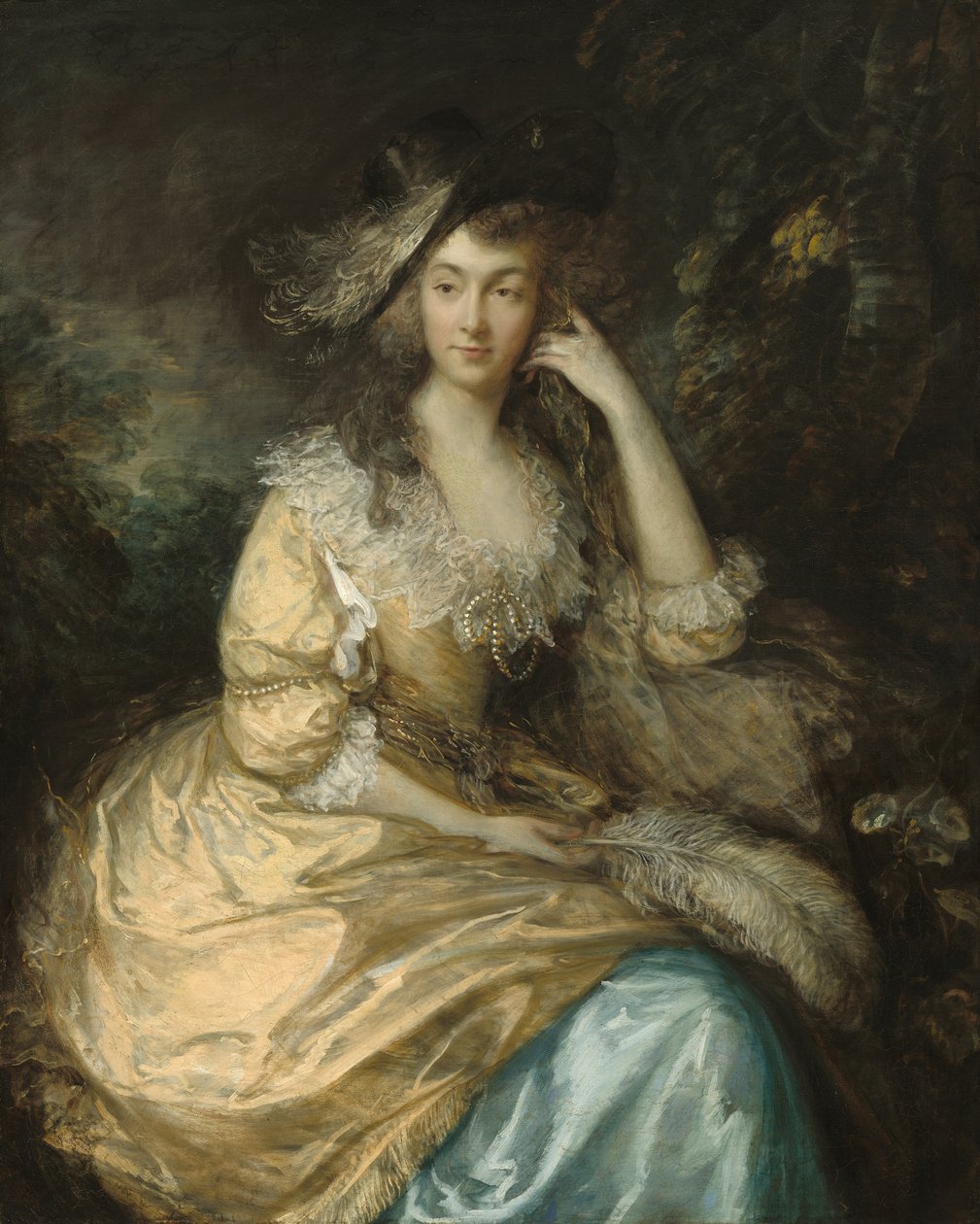 Frances Susanna, Lady de Dunstanville, 1786 körül alkotó: Thomas Gainsborough