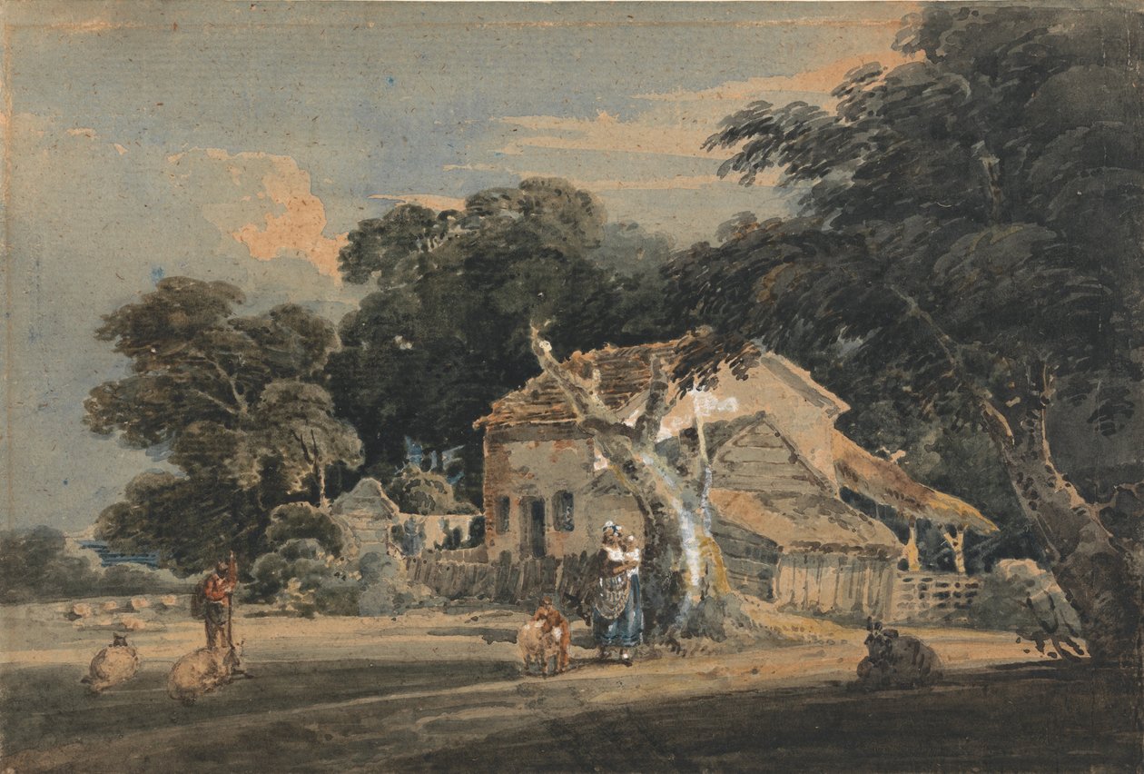 Devonshire Farm alkotó: Thomas Girtin