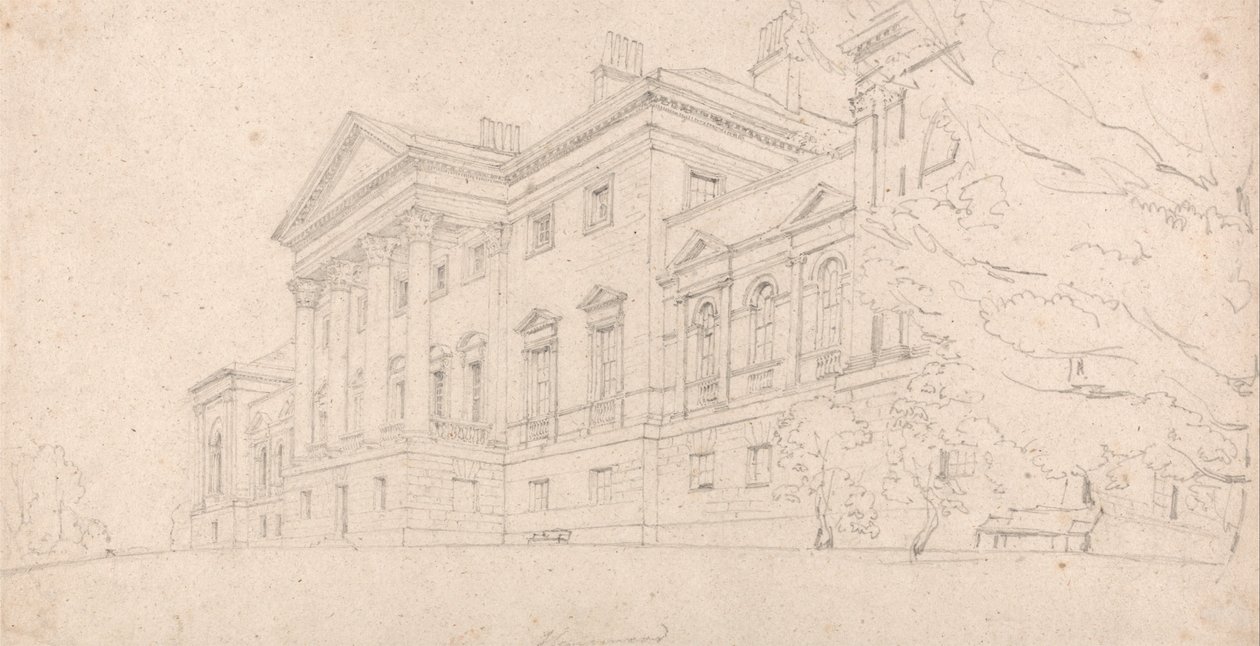 Harewood House, Yorkshire alkotó: Thomas Girtin