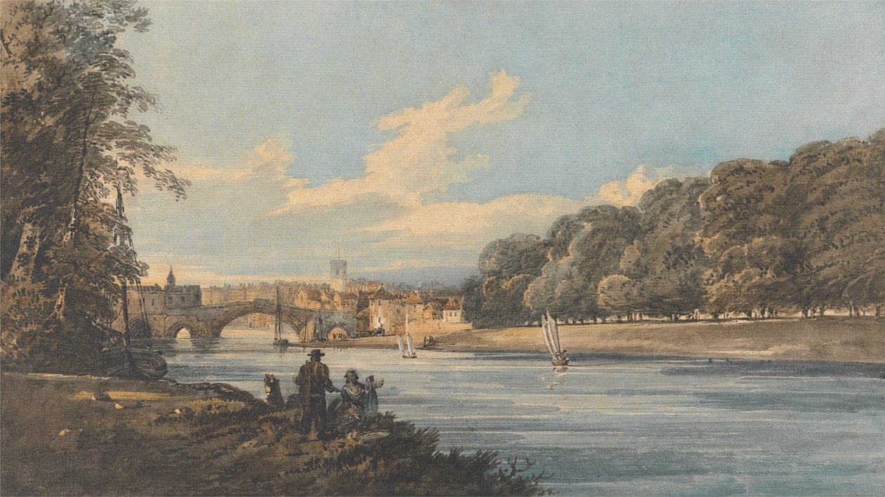 The New Walk, York alkotó: Thomas Girtin
