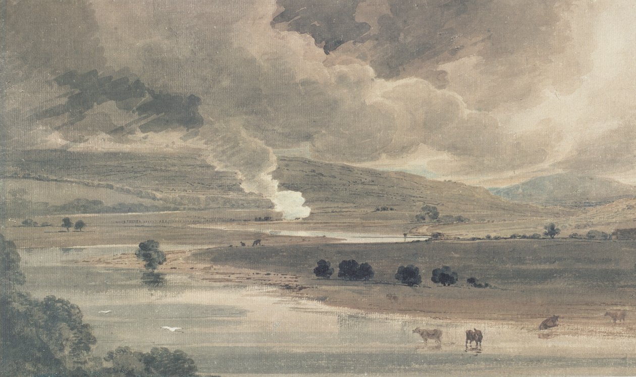 The River Wharfe, 1801 alkotó: Thomas Girtin
