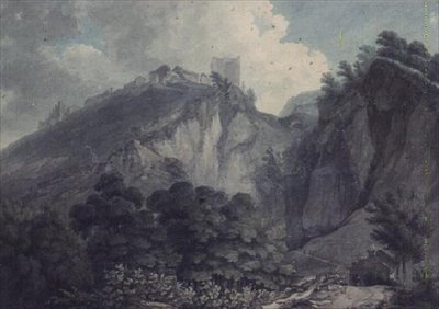 Peak Hole, Castleton, Derbyshire alkotó: Thomas Hearne