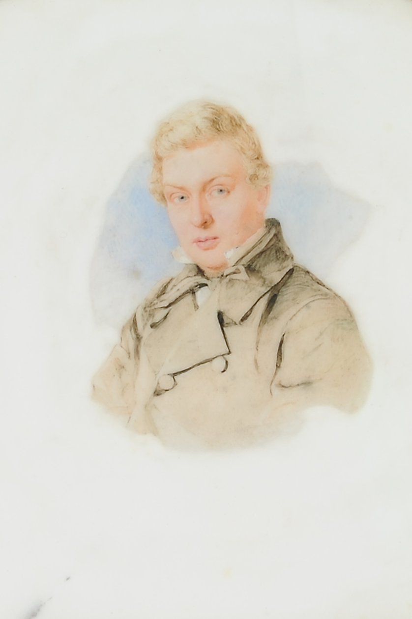 William James Blacklock portréja, 1840 körül (wc papíron) alkotó: Thomas Heathfield Carrick