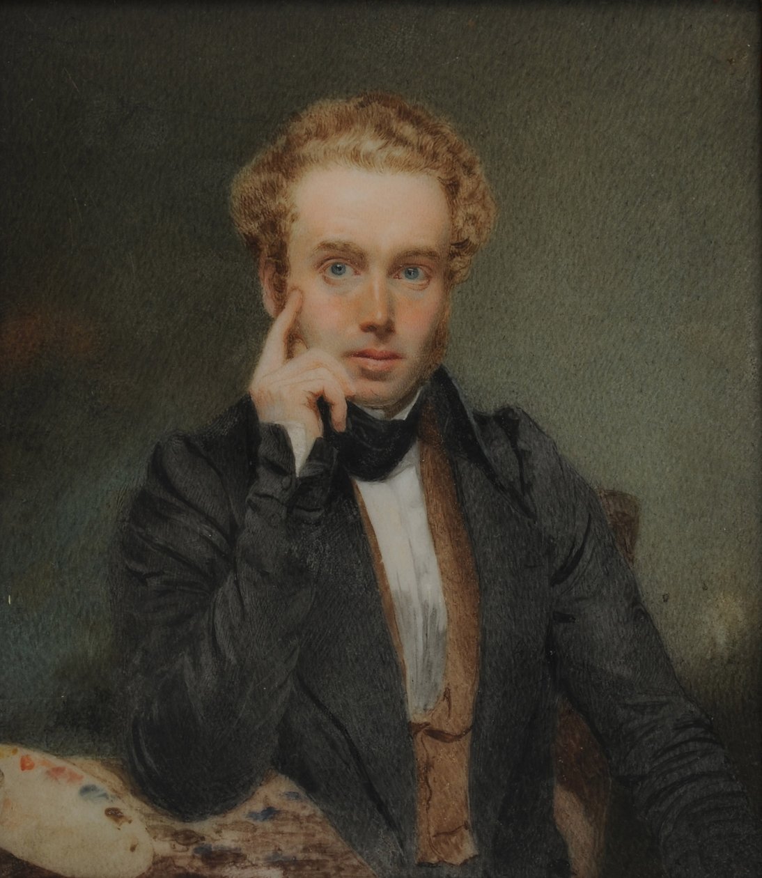 Önarckép, 1830 körül (wc papíron) alkotó: Thomas Heathfield Carrick