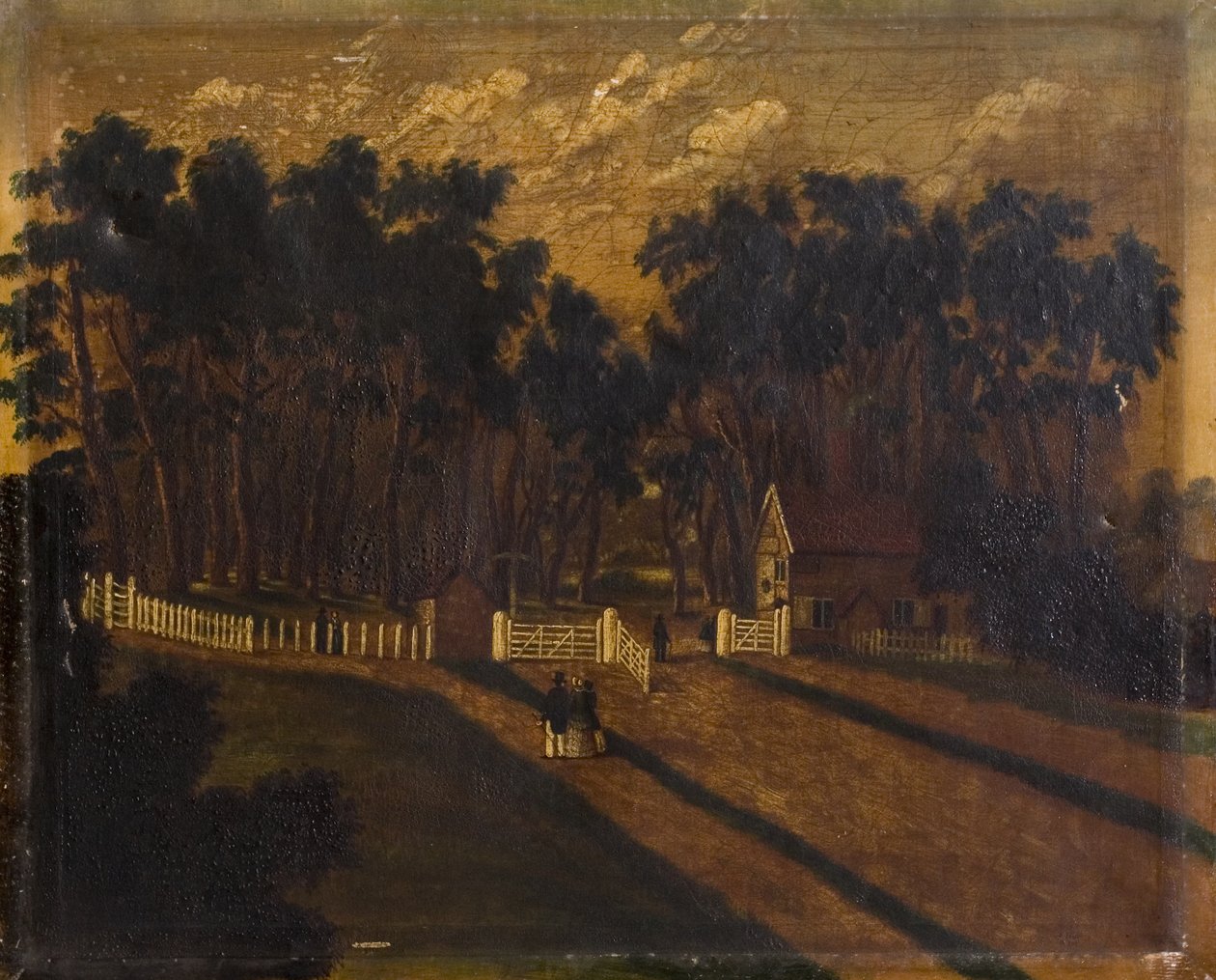 Tollgate, a Memorial Park közelében, Coventryben, 1855 alkotó: Thomas Hough