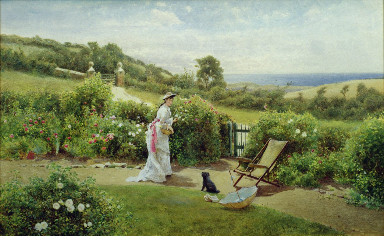 A kertben, 1903 alkotó: Thomas James Lloyd