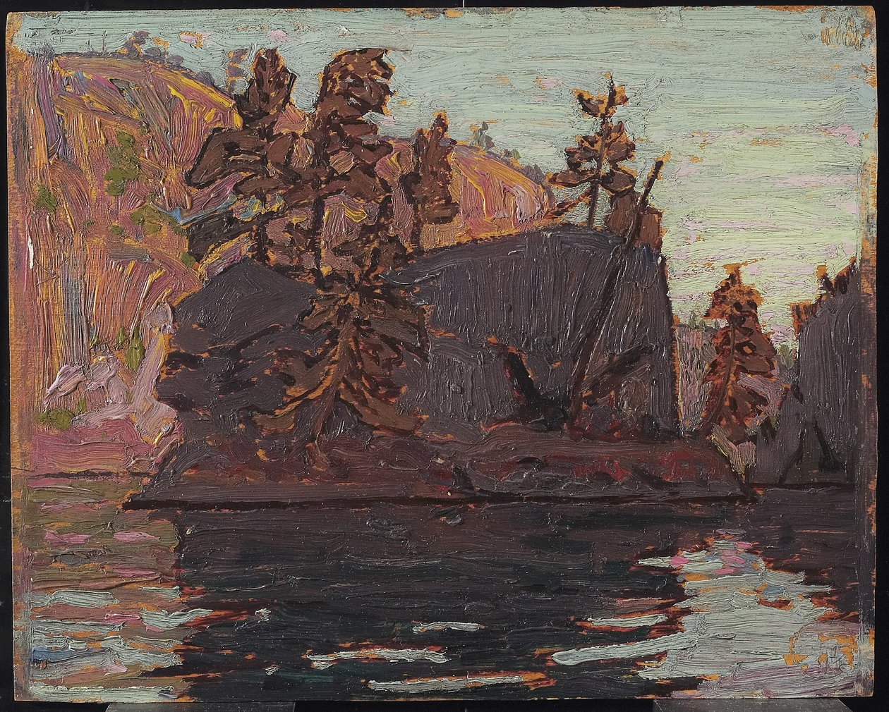 Petawawa Gorges, 1916 (olaj, falemez) alkotó: Tom Thomson