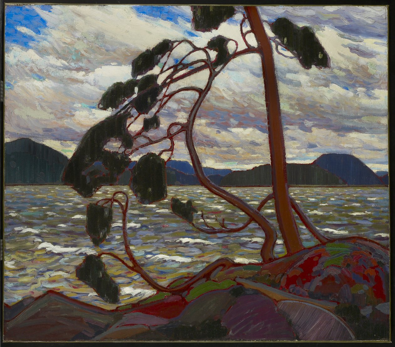 A nyugati szél, tél 1916-17 alkotó: Tom Thomson