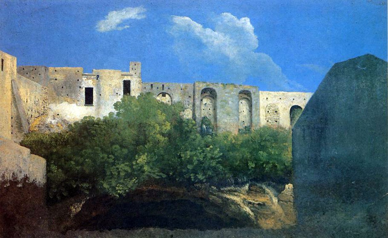 Romos épületek Nápoly közelében, 1782 körül alkotó: Thomas Jones
