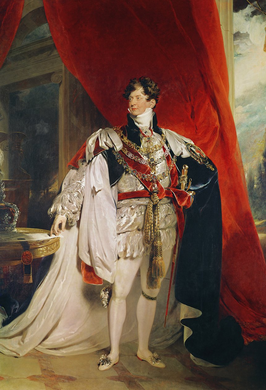 A régens herceg, később IV. György (1762-1830) harisnyakötős köntösében, 1816 (a részletekért lásd: 151574 és 61203) alkotó: Thomas Lawrence