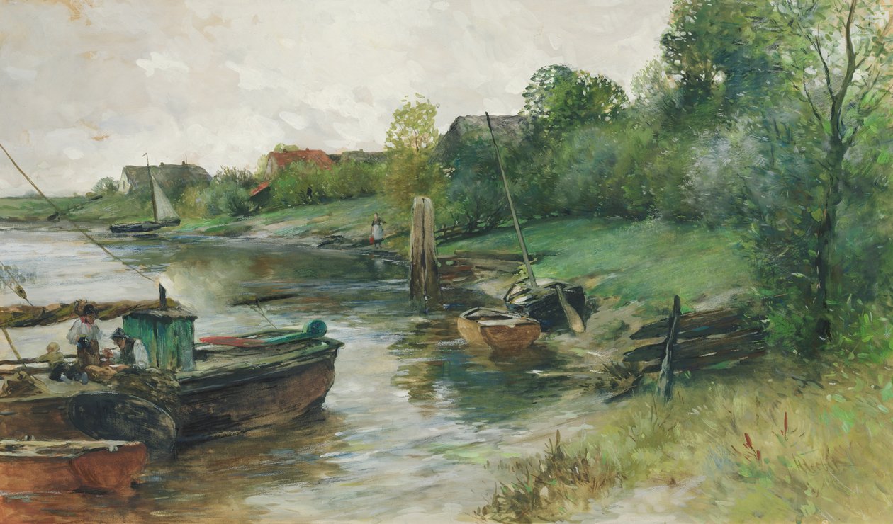 Kilátás az Este-re Cranzban, 18881889 alkotó: Thomas Ludwig Herbst