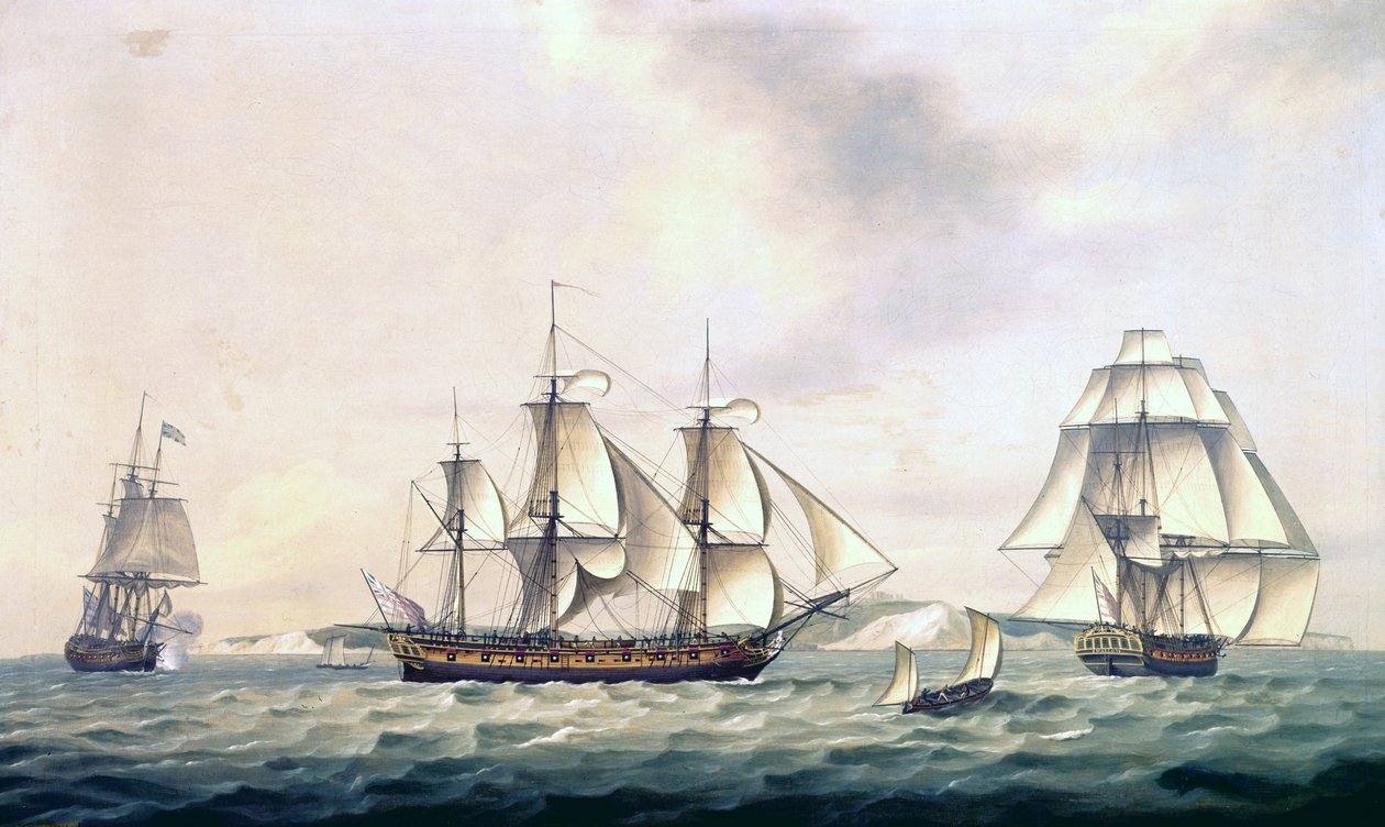 Kelet-India Companys csomagfecske, 1788 alkotó: Thomas Luny