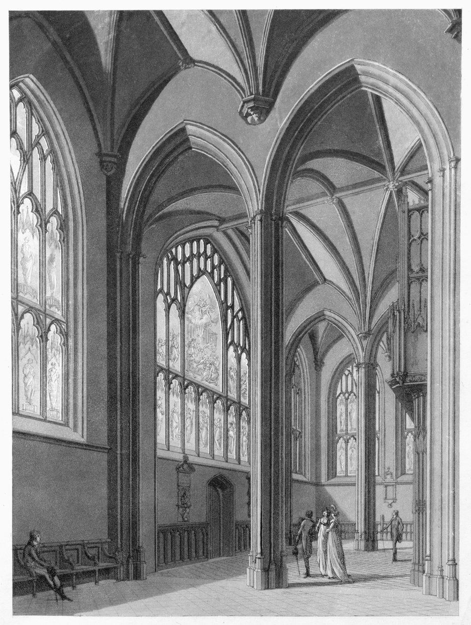 New College előkápolna, 1803 alkotó: Thomas Malton Jnr.