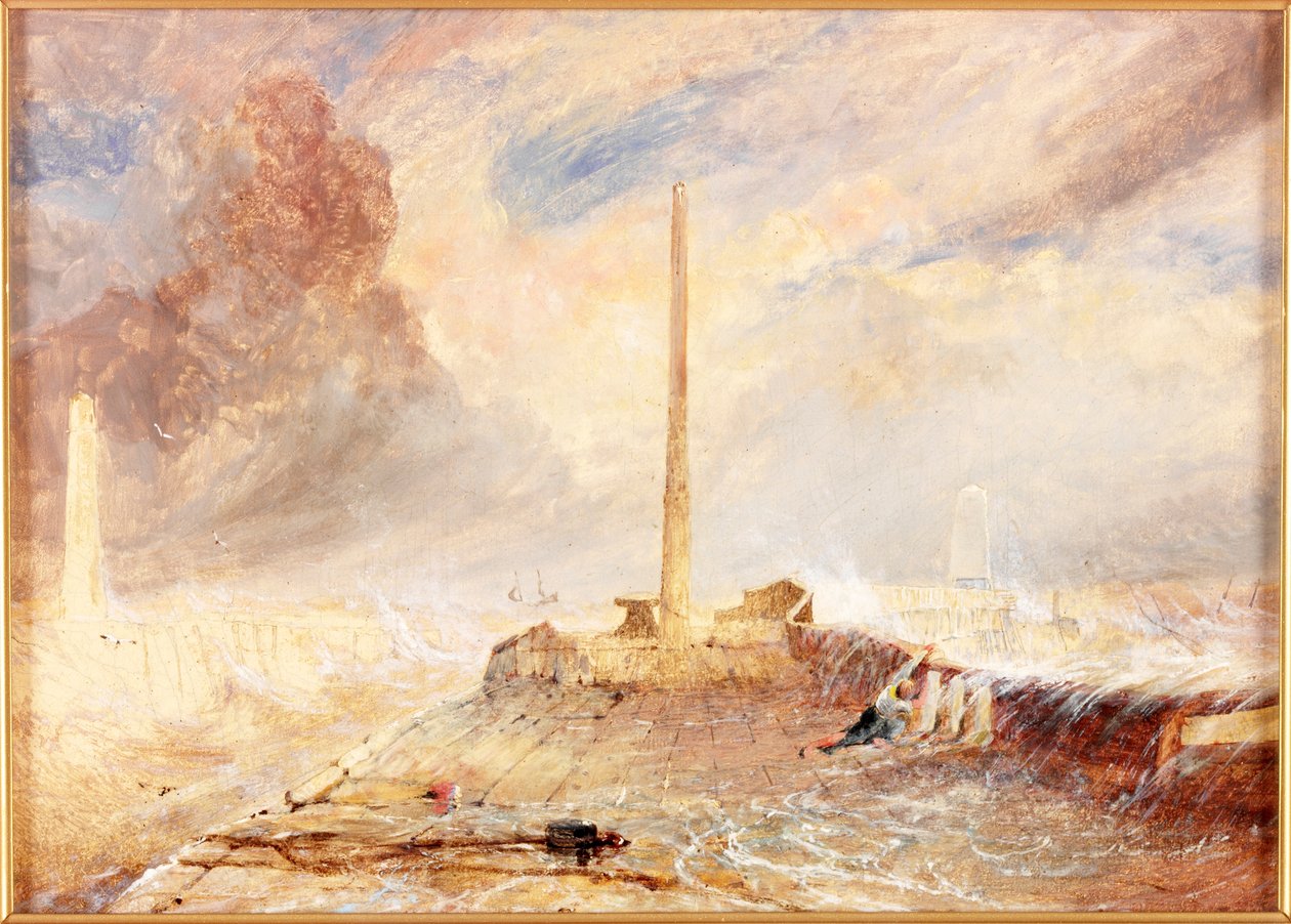 Sunderland mólók viharban alkotó: Thomas Miles Richardson