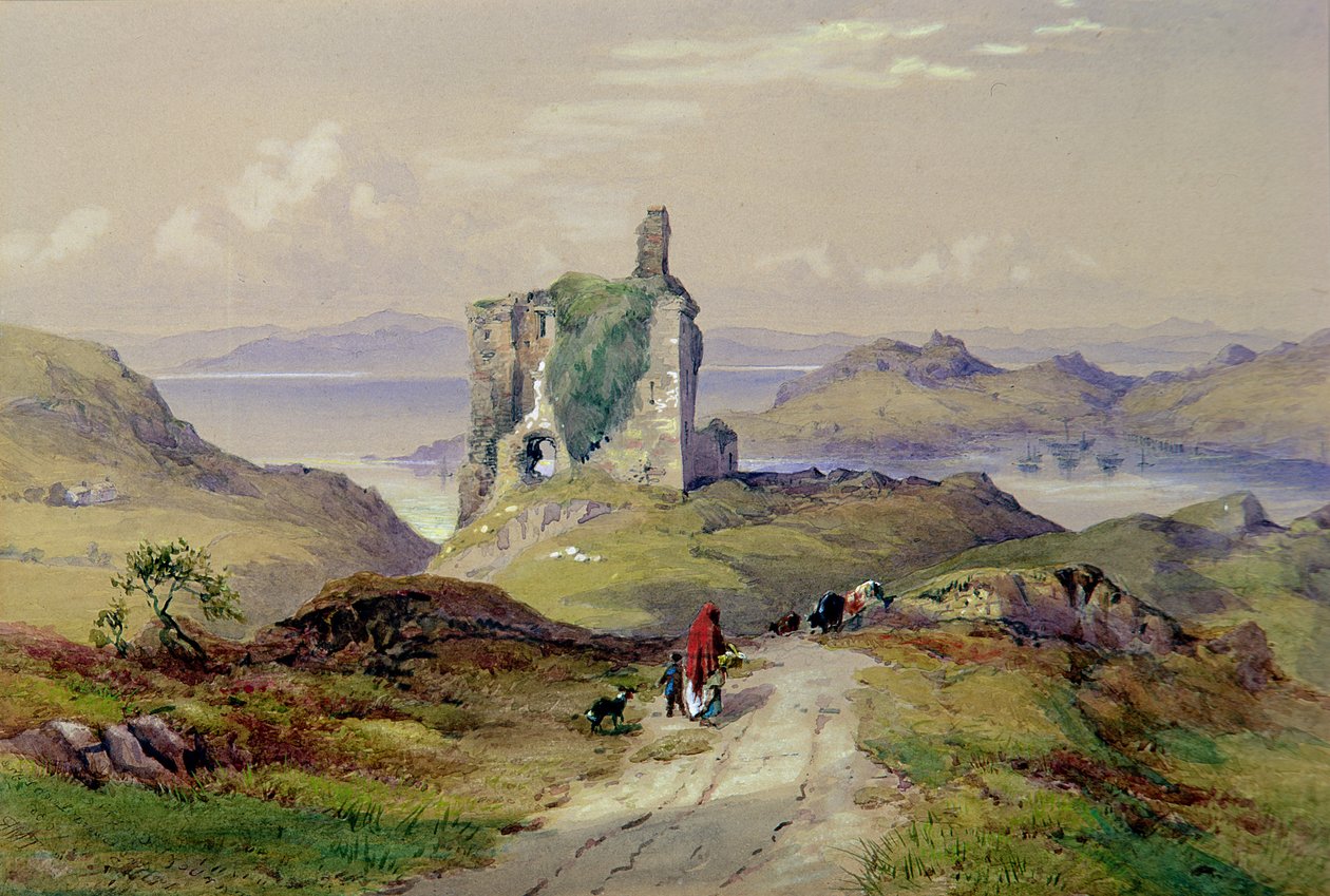 Tarbert kastély, Loch Fyne alkotó: Thomas Miles Richardson