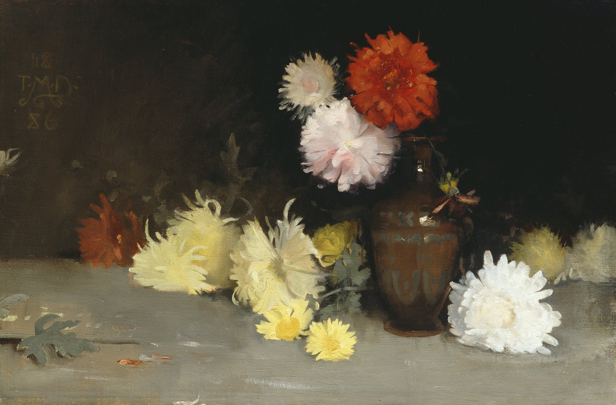 Virágok vázában, 1886 alkotó: Thomas Millie Dow