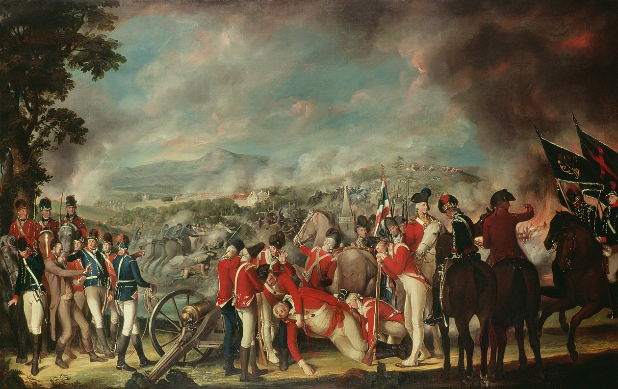 A ballinahinchi csata, 1798. június 13., 1798 körül alkotó: Thomas Robinson