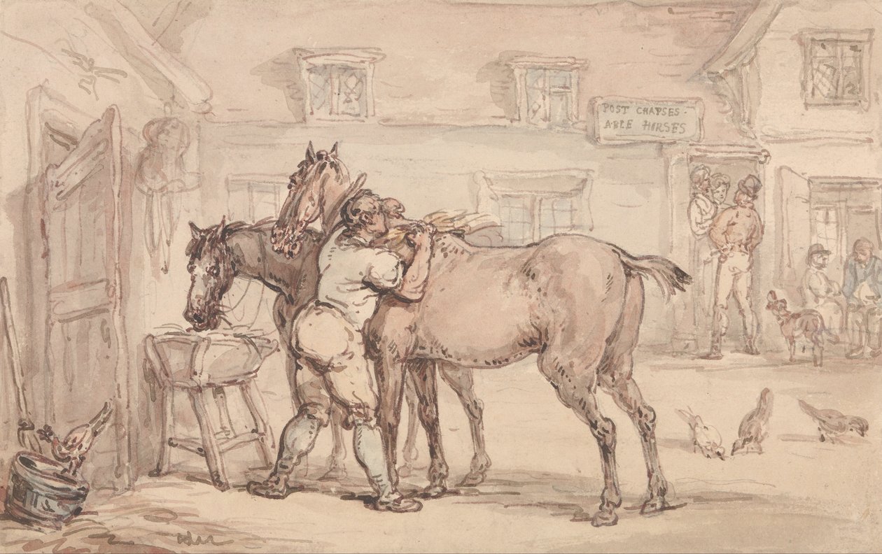 Livery istálló alkotó: Thomas Rowlandson