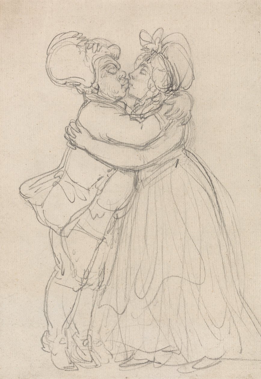 Megbocsátó szerelmesek alkotó: Thomas Rowlandson